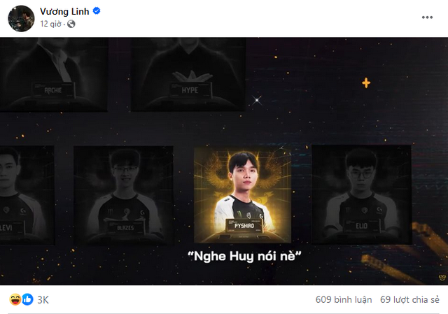 Slayder's post after GAM defeated