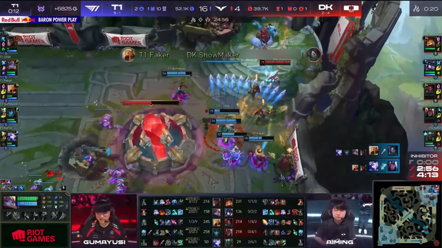 Particularly Faker, in game 1, only earns 1 life to defeat with Azir