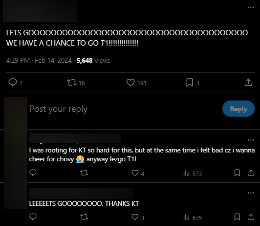 Many T1 fans are excited and judged that the opportunity for T1 has arrived