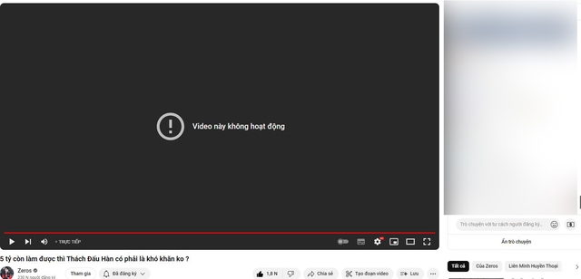 After that, you also flew Youtube channel because of the unhealthy content