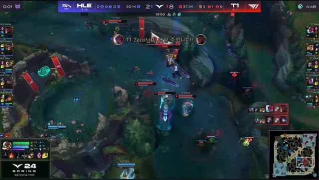 Zeus has a very good performance before HLE