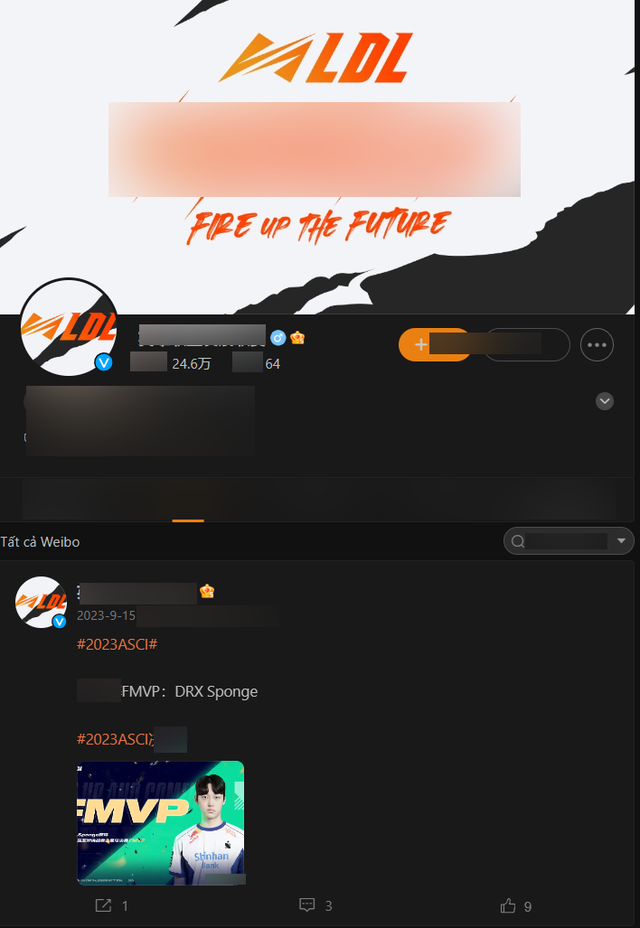 The season has begun but LDL's Weibo page is still silent and the latest article has been from September 15, 2023