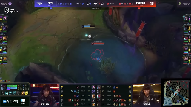 One of Canyon's many gank situations