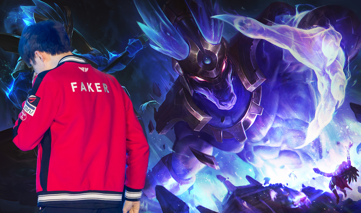 Faker tested Nasus in the mid lane a while ago