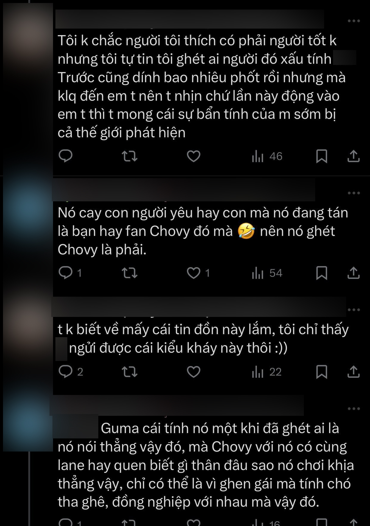 A part of Gumayusi's anti-fans and ChoVy fans immediately rushed to attack
