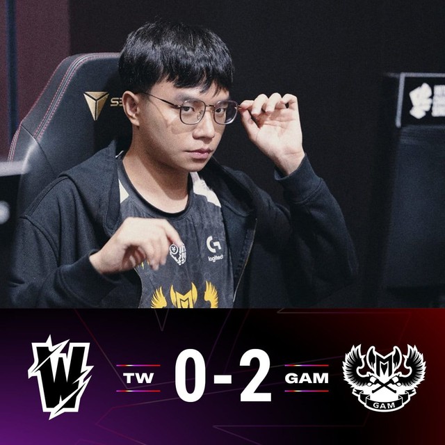 But GAM still destroyed TW 2-0