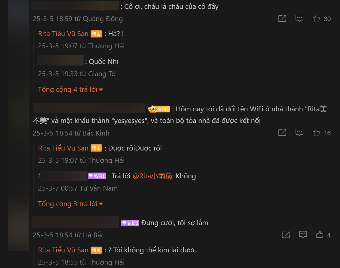 Fans' comments make female MC 