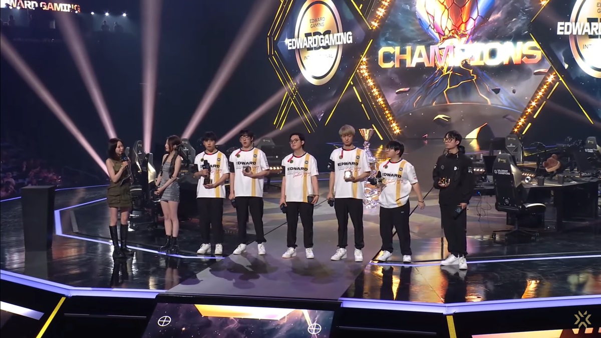 EDG won the VCT Champions 2024 - Valorant's Worlds Tournament
