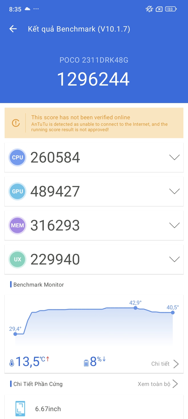 Evaluation of POCO X6 Pro 5g performance: Surprise with Dimensity 8300 Ultra chip, game too smooth- Photo 3.