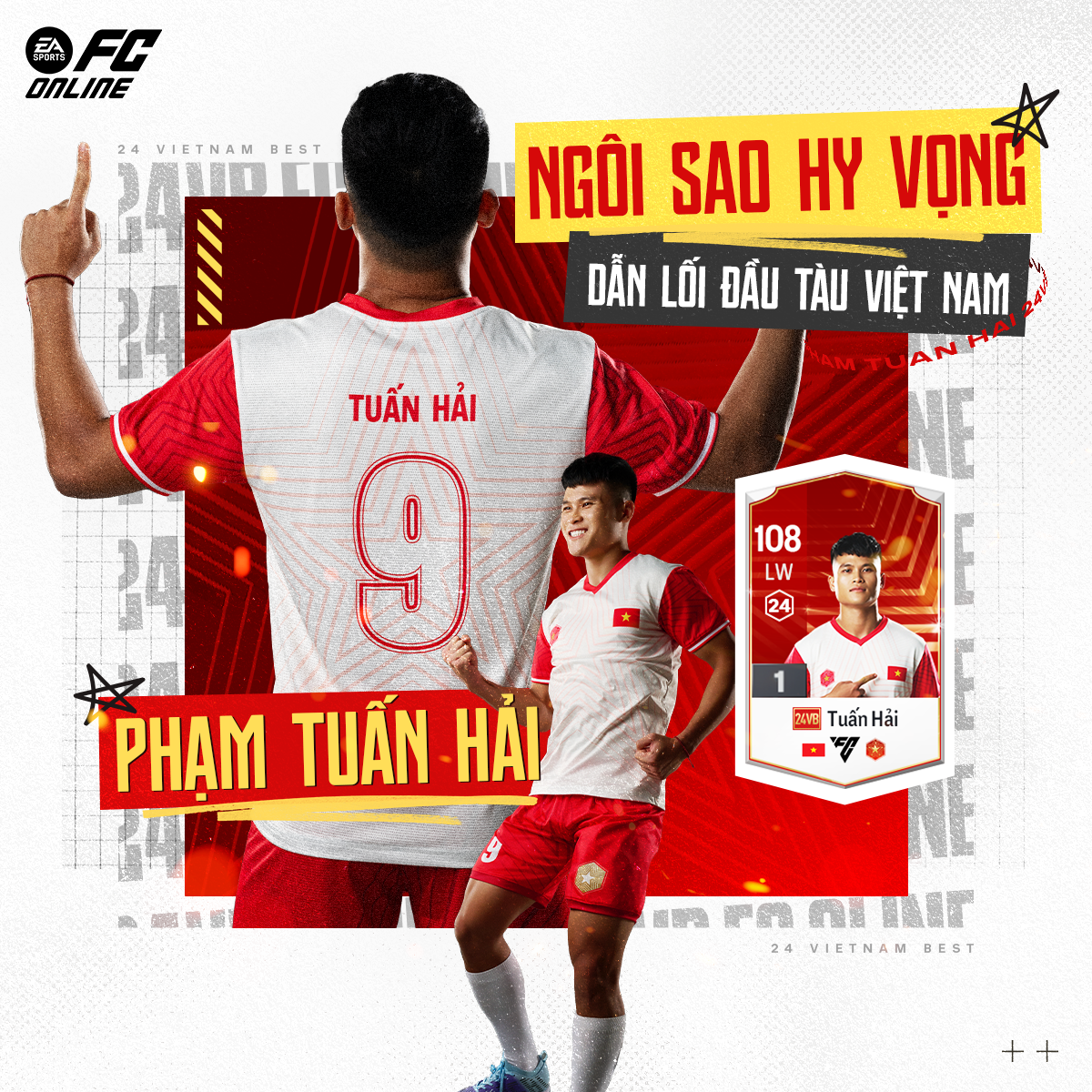 FC Online adds 3 new Vietnamese superstars - Duc Huy, Tuan Hai and Tan Truong to the game - Photo 1.