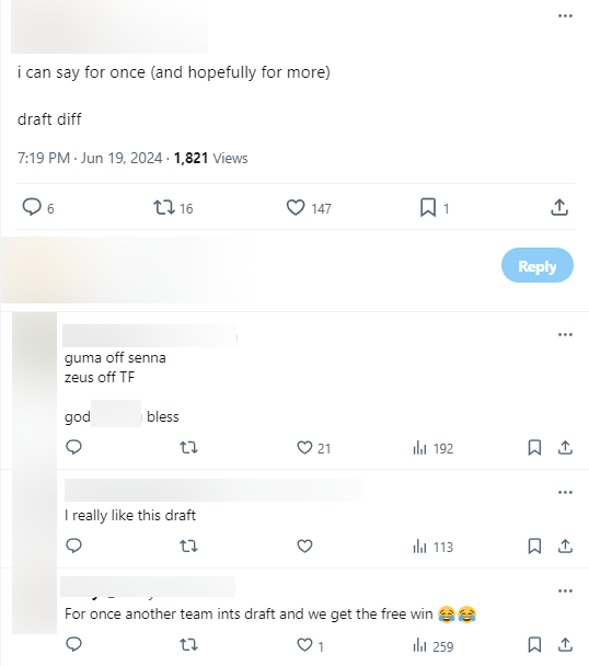 T1 fans also admit that the ban has been better