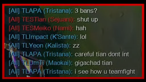 APA's back and forth response "bounce" Straight face but the player on TL is still constantly "coffee" enemy