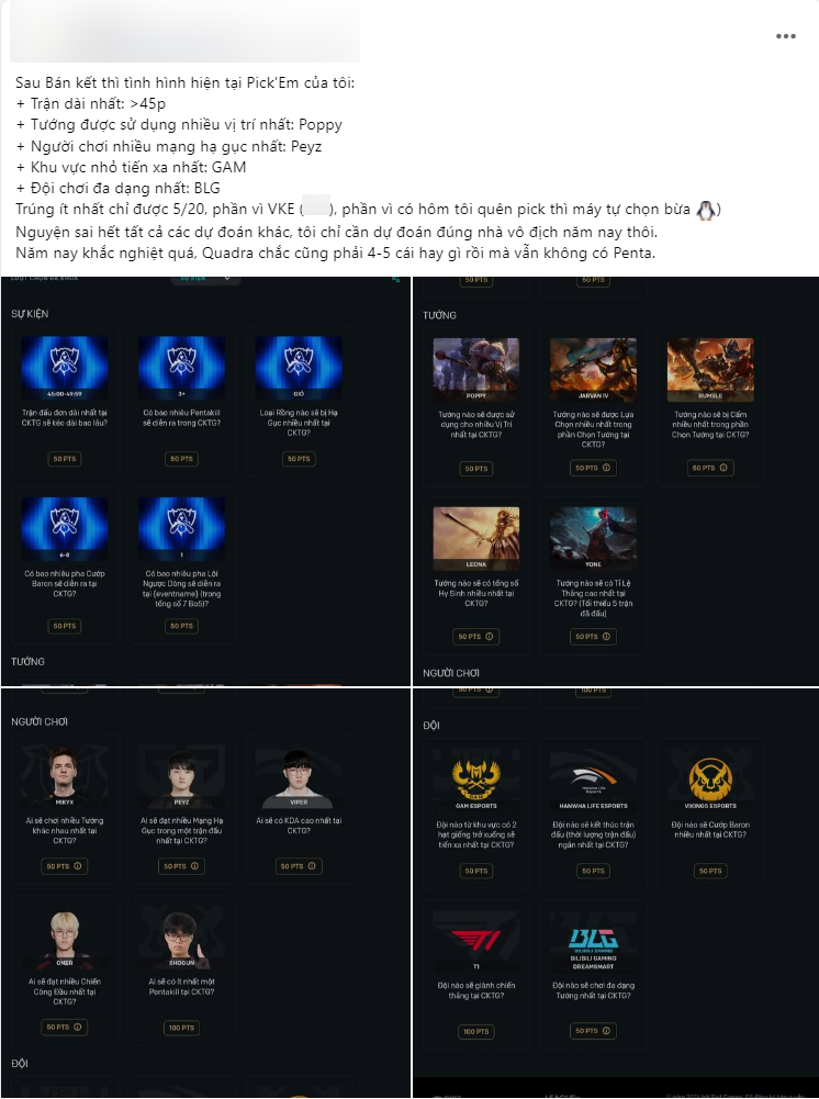 A player said that only a few but many votes were forgotten and let the machine help