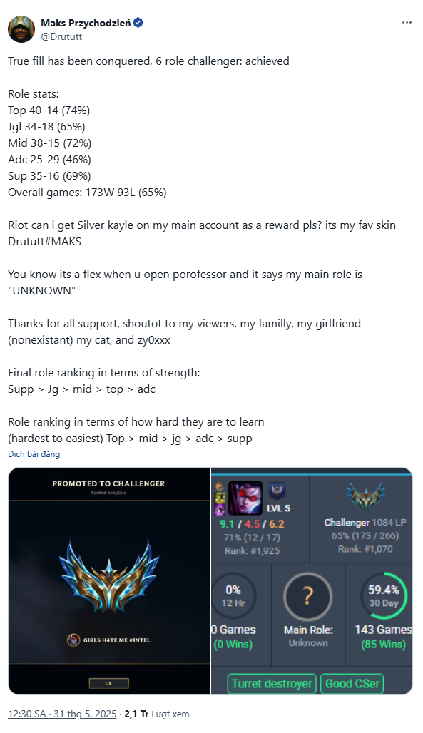 Gamers perform challenges "unimaginable"immediately given the rarest Skin League of Riot- photo 2.