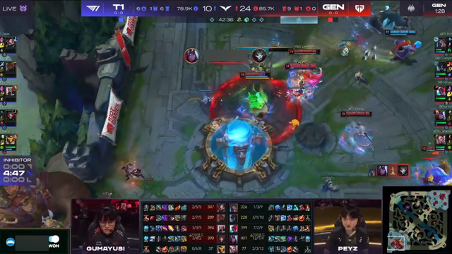 Two teams compete "Throw Game" And the victory belongs to gen.g