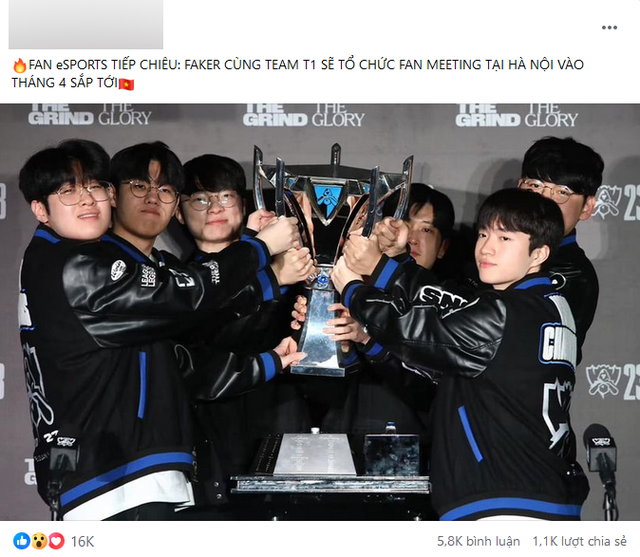 At the beginning of the year, T1 visited Vietnam has not been confirmed, but many websites in Vietnam competed to share this information