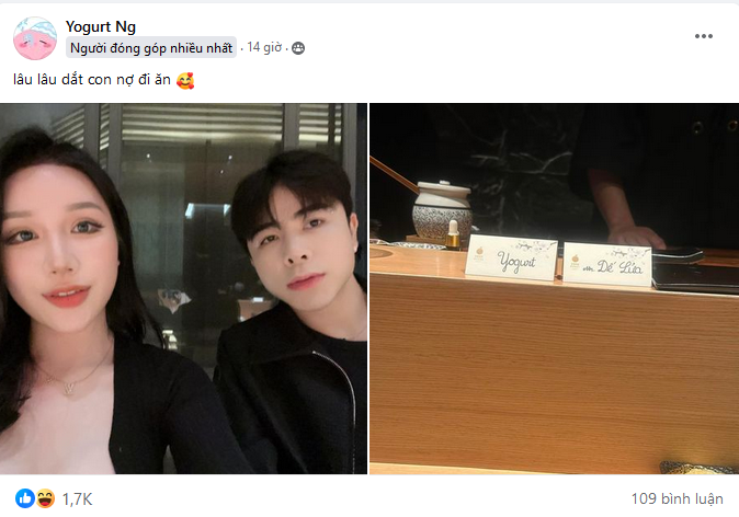 She posted a picture with Zeros recently