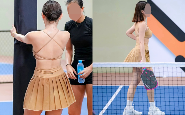 Girls practicing pickleball with excessive sexy outfit also make this subject lose points in everyone's eyes