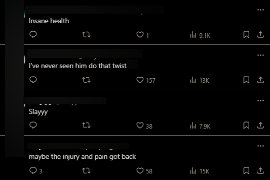 The audience was excited but there were also people worried about Faker's injury back