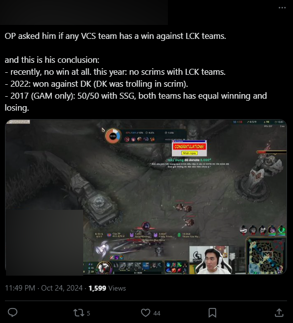 GAM has no chance of SCRIM with LCK this year, and in 2022, DK is mainly 