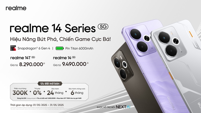 Realme debuted Realme 14 5g and 14T 5G - duo "Game battle master" New- Photo 6.
