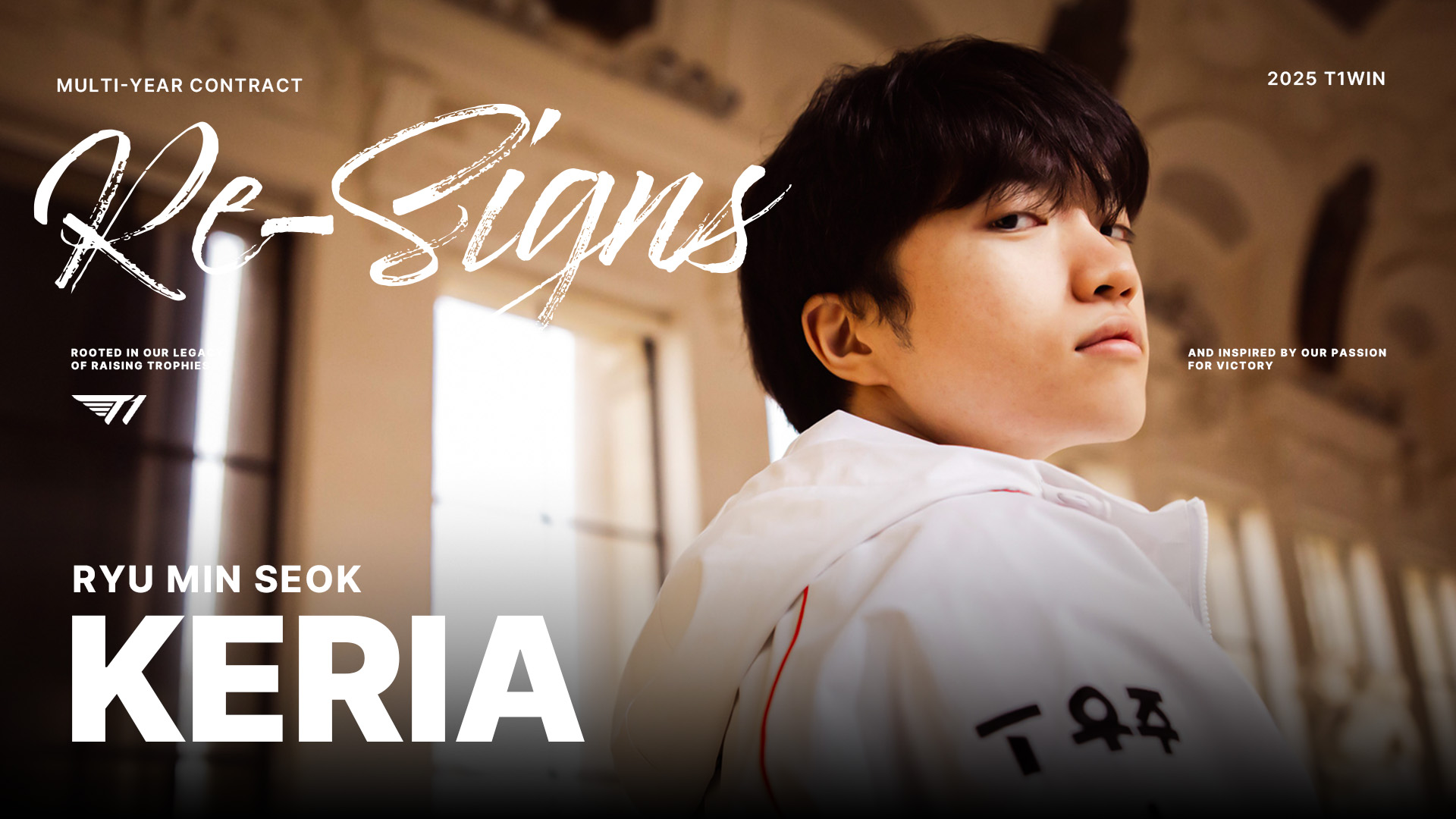 Keria re -signed another 2 years with T1 and became the longest supporting support with Faker in the history of League of Legends