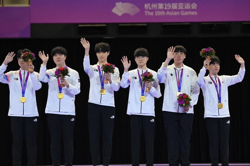 Keria and the Korean team won the gold medal in Asiad last year