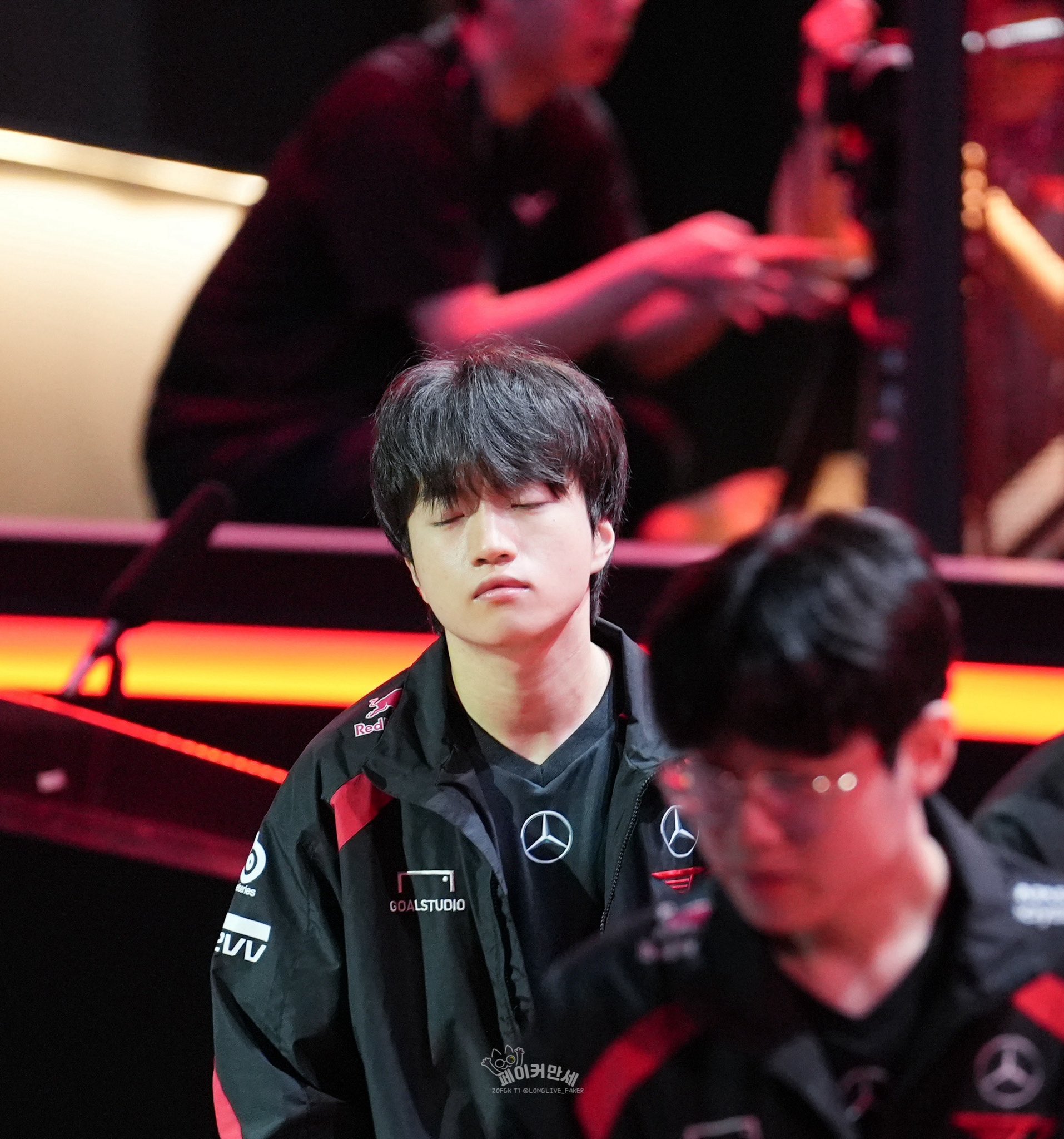 The tired image of the T1 players in the last match Okbro