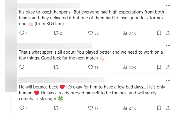 The audience sent a encouragement to Faker and T1