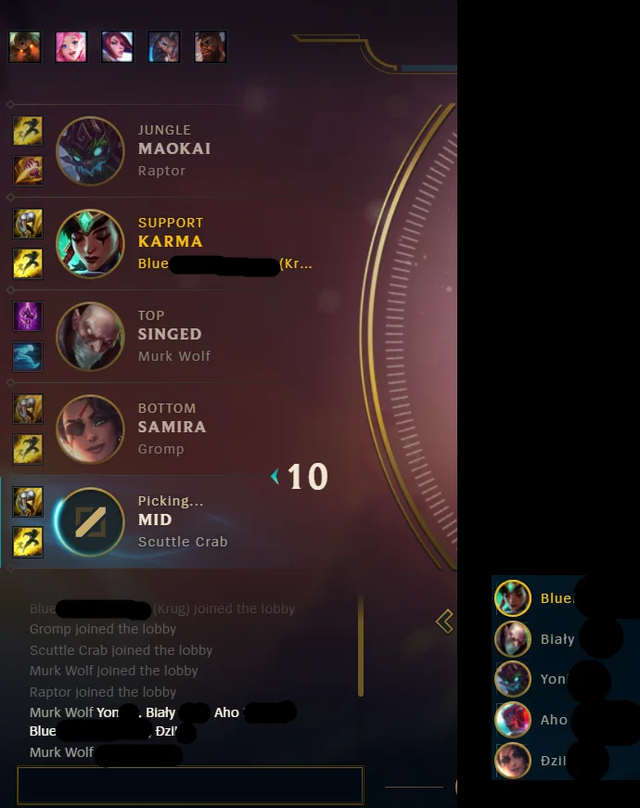 Riot performs the identity of players from the champion selection as a measure to limit Toxic