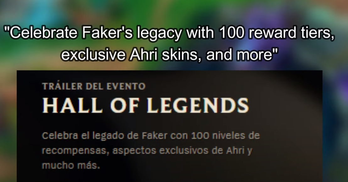 There is information that players have to level 100 to be able to unlock the entire feature of Faker's pass hol