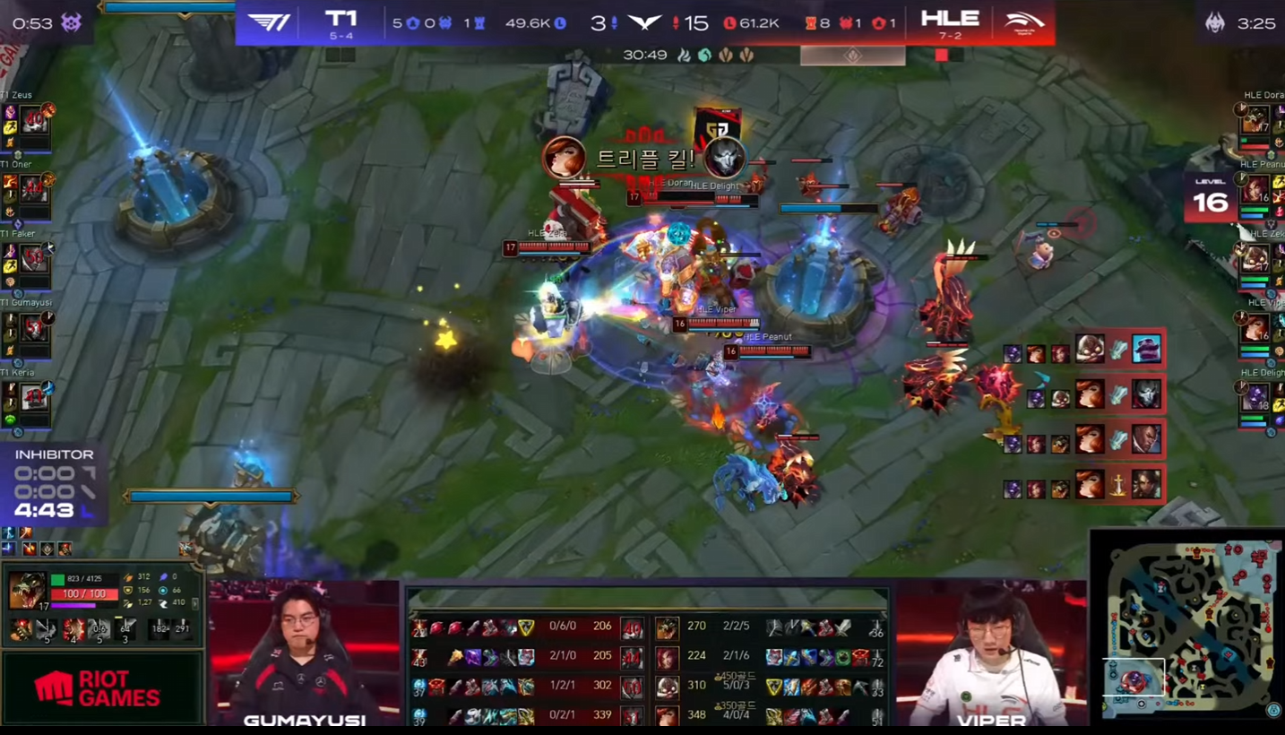 T1 lost the battle full of weakness before the hle