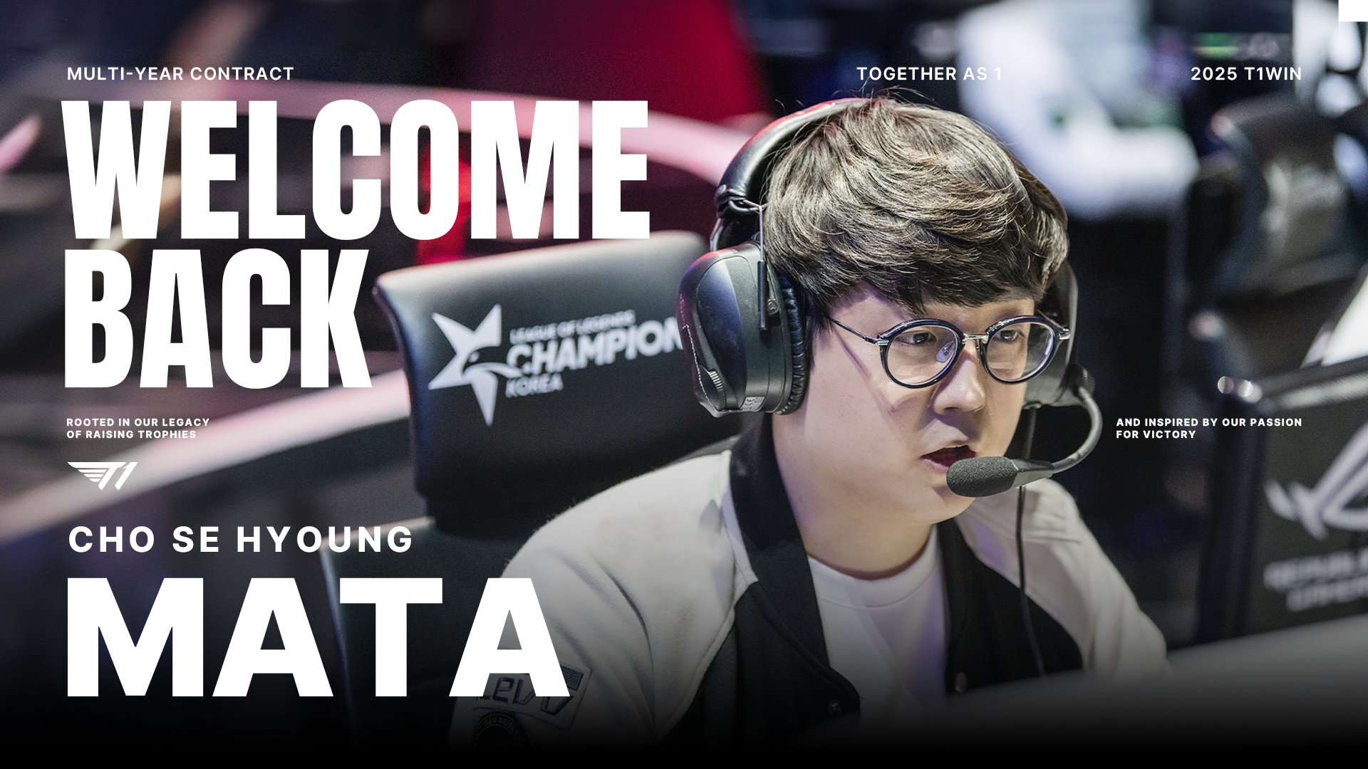 T1 has officially recruited Mata