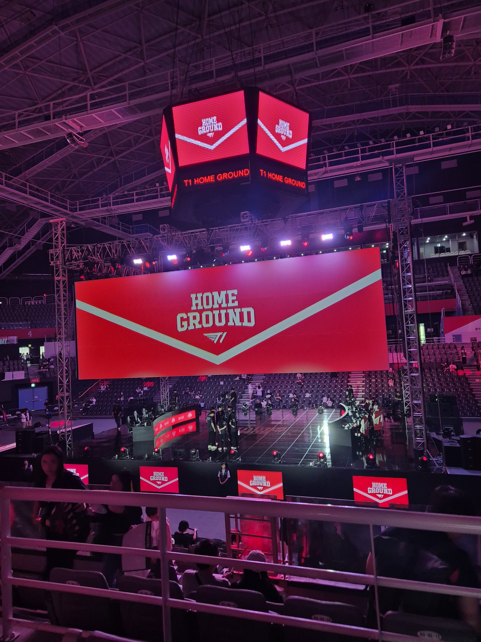 The first images of the T1 home yard at Goyang Arena