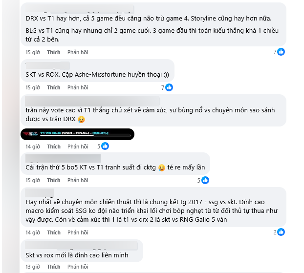 For many people T1 - Drx is the best match, not T1 - Blg.