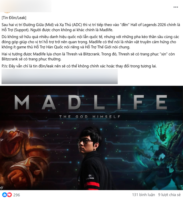 The appearance of Madlife may appear in Hol, causing the community to argue- Photo 1.