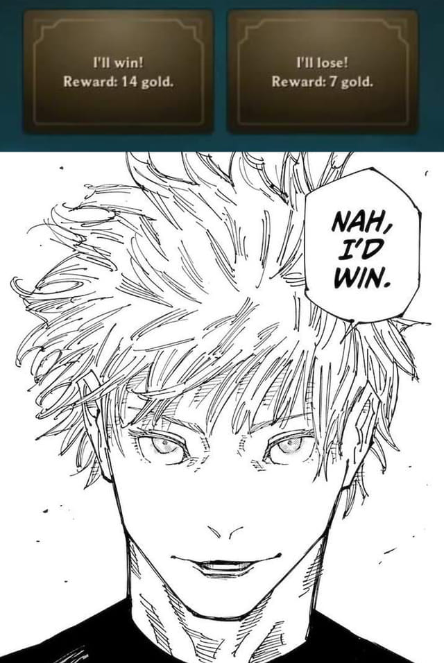 A mechanism in the reunion round makes many people think of the famous saying of the character Gojo Satoru