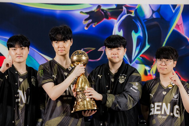 Gen.G is the Tang island team and overcome the best opponent of the opponent MSI 2024 when they own an active forest, the upper line from Hoa to Thang, the gunner is supported to the maximum and the line between the balance of all generals