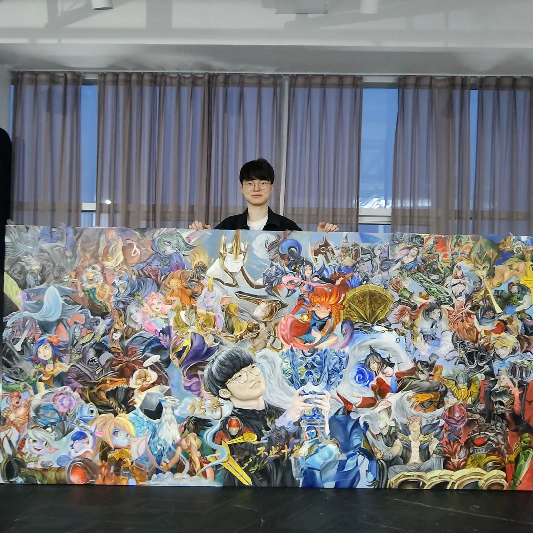 Faker used to have a lot of good generals or can play well even in a professional competition