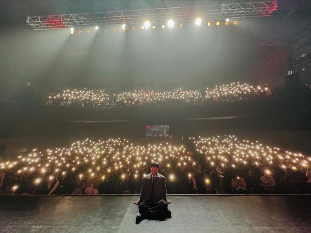 Deft in the fanmeeting before leaving the duty