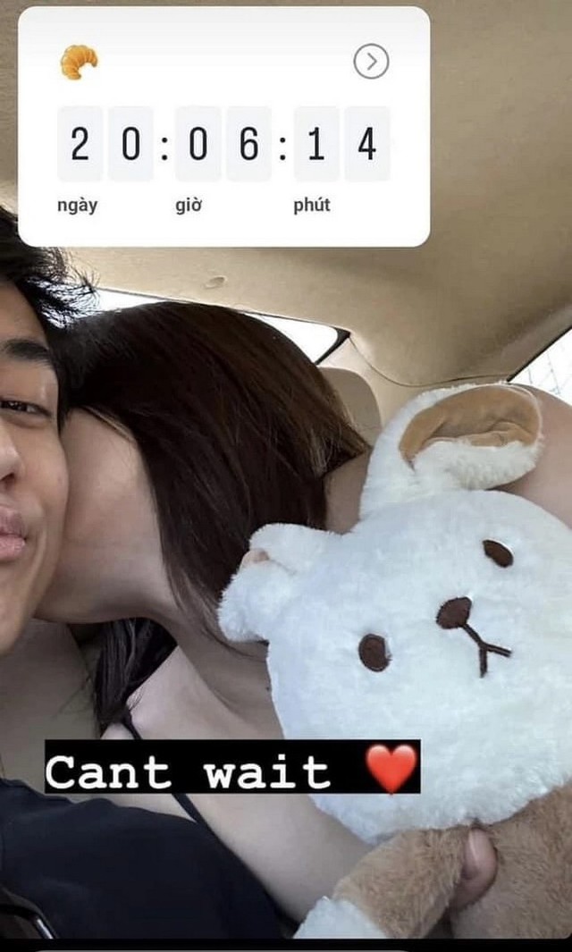 The hot boy discovered may be Thieu Bao Tram's new boyfriend