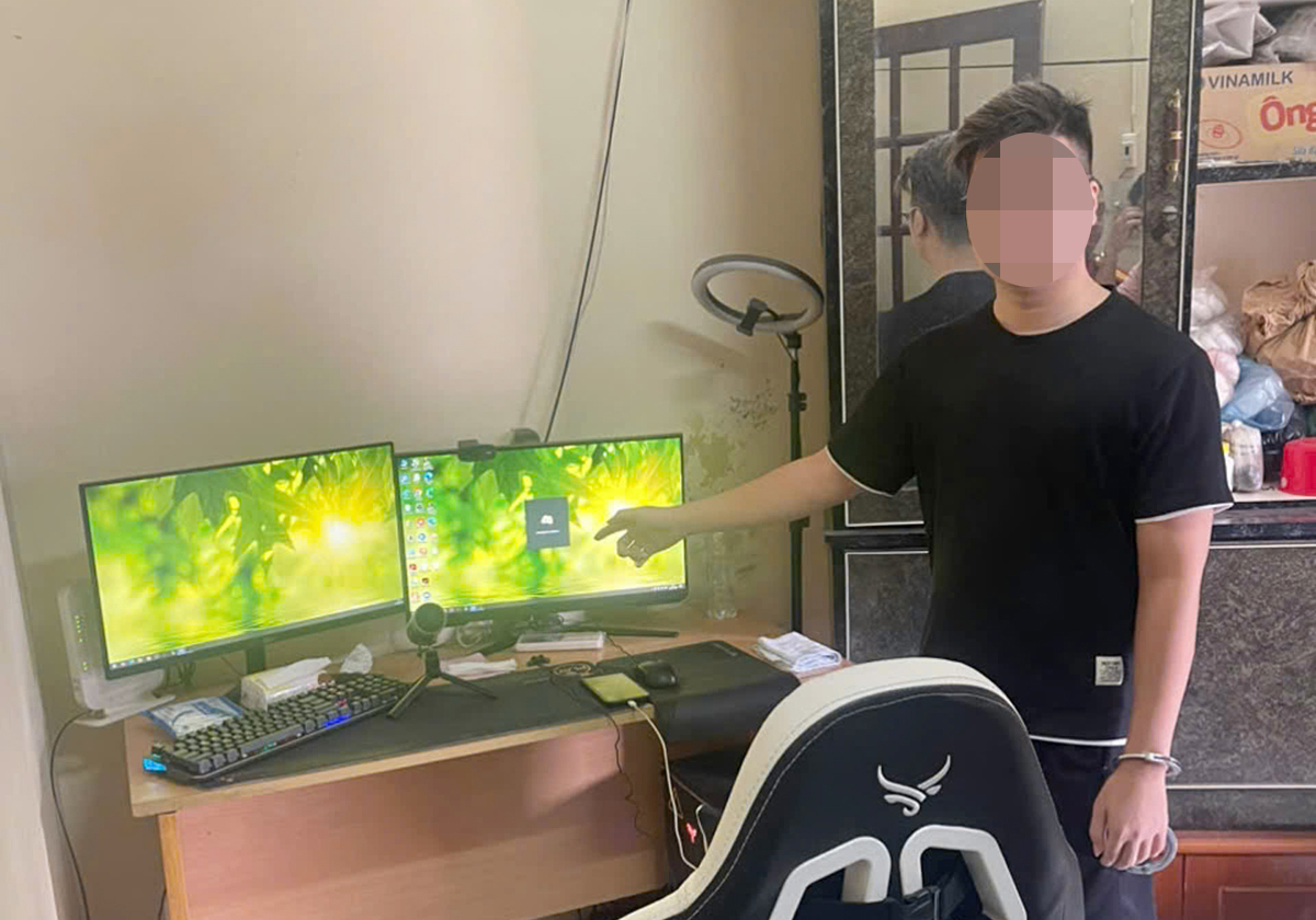 Male streamer is arrested to investigate gambling and organize gambling and silver