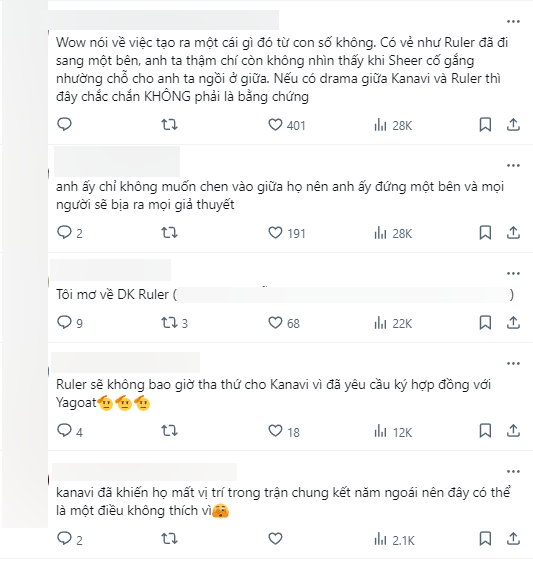 Many controversial opinions below the clip