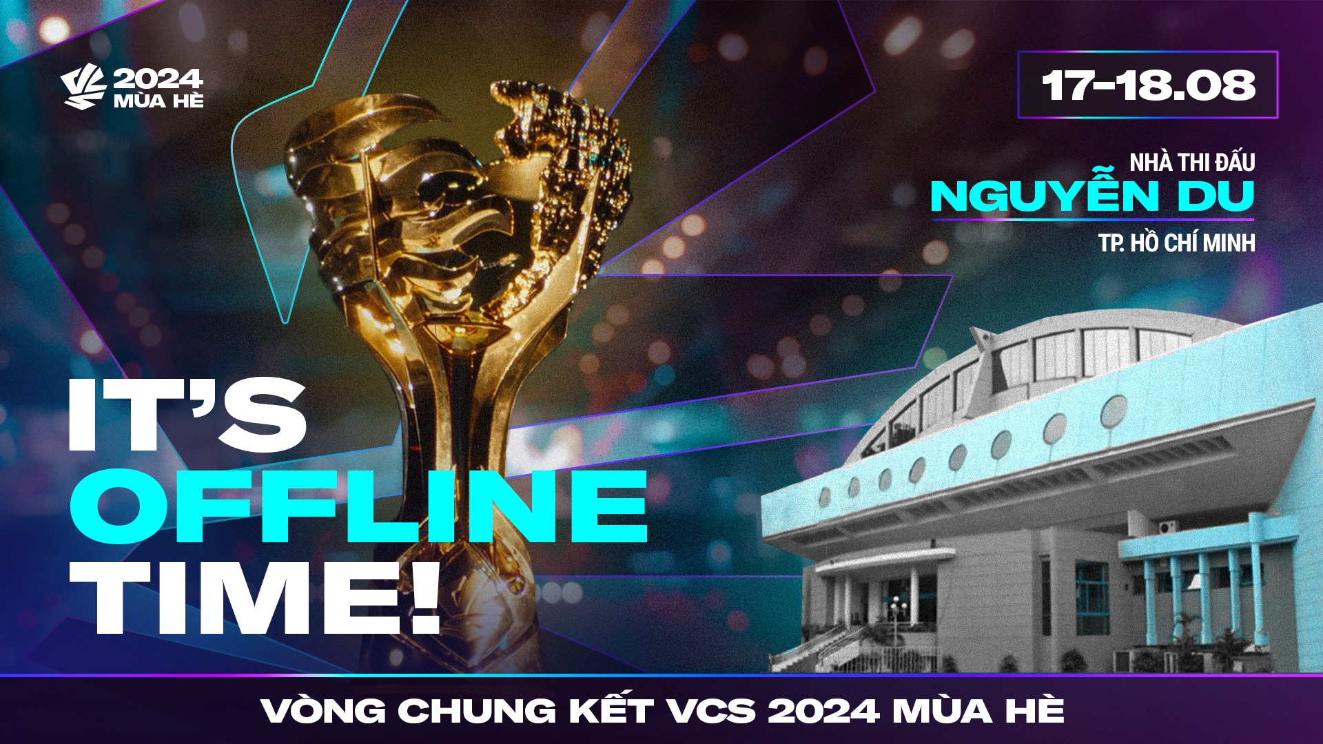 The Summer VCS finals 2024 will be held on the stage with the audience