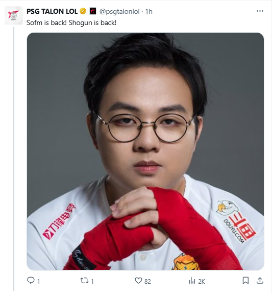 The international community also sent congratulations to VKE and SofM to have the opportunity to step out of Worlds again