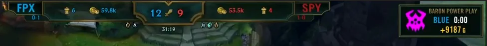 FPX - SPLYCE match with more than 9k gold difference