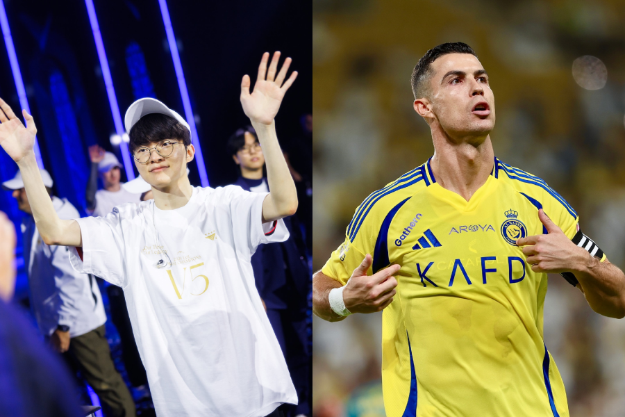 Faker is compared to CR7 when both of their age are high, but still shows great influence and still makes the audience pay all attention