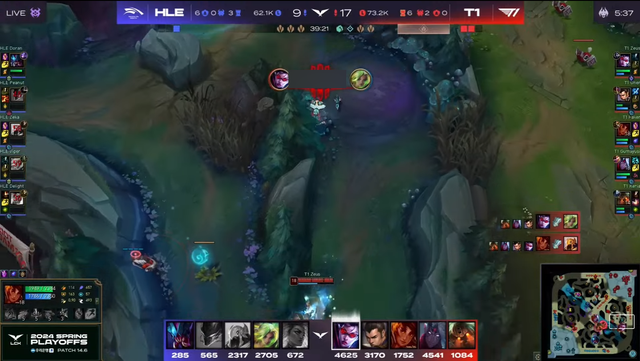 T1 won with a score of 3-1, becoming the second representative of LCK at MSI 2024 and the other name will participate in the final of Spring 2024